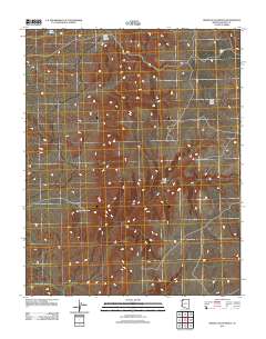 Grand Gulch Bench 2011 topographic map thumbnail
