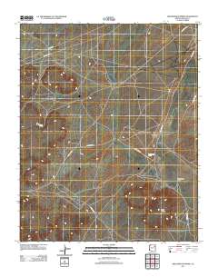 Greasewood Spring 2011 topographic map thumbnail
