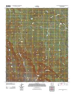 Natanes Mountains NW 2011 topographic map thumbnail
