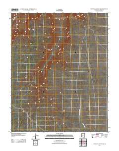 National Canyon SW 2011 topographic map thumbnail