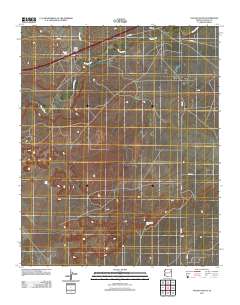 Navajo South 2011 topographic map preview