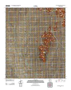 Neversweat Ridge 2011 topographic map thumbnail