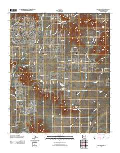 New River SE 2011 topographic map thumbnail