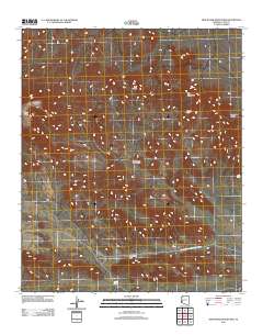 New Water Mountains 2011 topographic map thumbnail