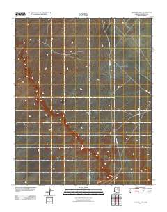 Newberry Mesa 2011 topographic map thumbnail