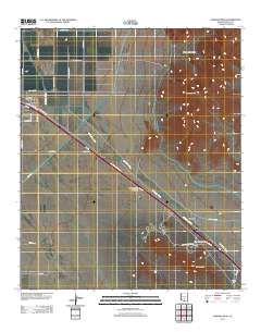 Newman Peak 2011 topographic map thumbnail