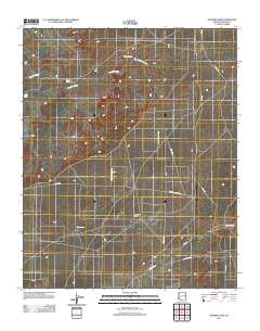 Ninemile Seep 2011 topographic map thumbnail