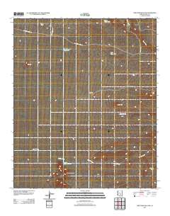 Ninetysix Hills NW 2011 topographic map thumbnail