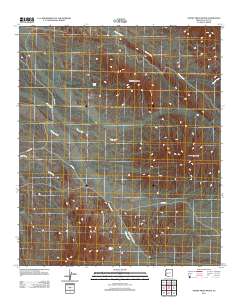 North Trigo Peaks 2011 topographic map thumbnail