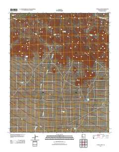 O'Neill Pass 2011 topographic map thumbnail