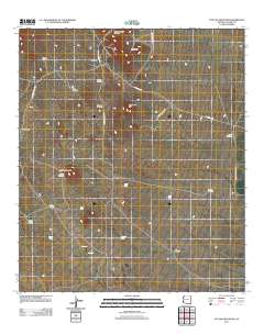 Outlaw Mountain 2011 topographic map thumbnail