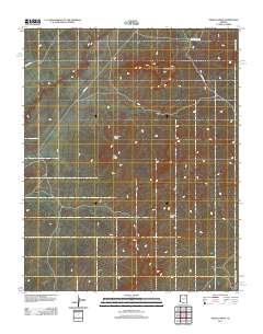 Padilla Mesa 2011 topographic map thumbnail