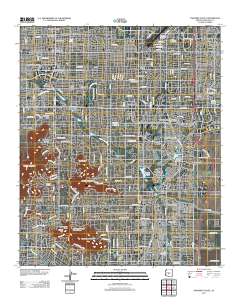 Paradise Valley 2011 topographic map thumbnail
