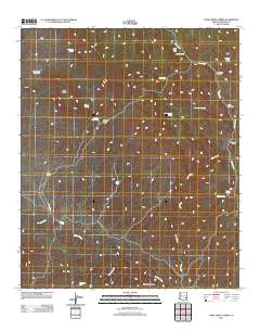 Park Creek Cabins 2011 topographic map thumbnail