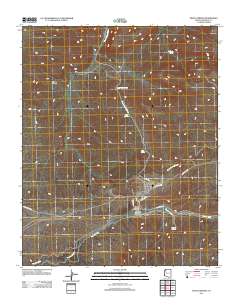 Peach Springs 2011 topographic map thumbnail