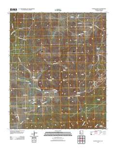 Peeples Valley 2011 topographic map thumbnail