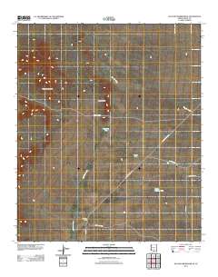 Picacho Reservoir SE 2011 topographic map thumbnail