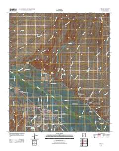 Pima 2011 topographic map thumbnail