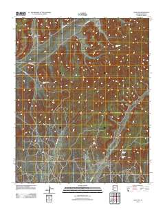 Pinon NW 2011 topographic map thumbnail