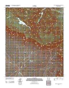 Point of Pines West 2011 topographic map thumbnail
