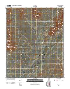 Polacca 2011 topographic map thumbnail