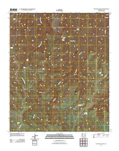 Popcorn Canyon 2011 topographic map thumbnail