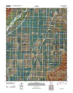 Poston 2011 topographic map thumbnail