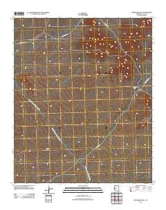 Powerline Well 2011 topographic map thumbnail