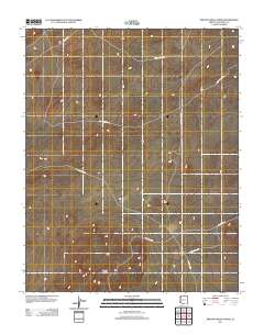 Preston Mesa North 2011 topographic map thumbnail