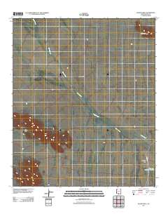 Queens Well 2011 topographic map thumbnail