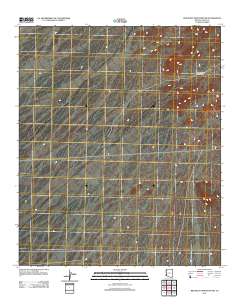 Red Bluff Mountain NW 2011 topographic map thumbnail