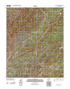 Red Clay Wash 2011 topographic map thumbnail