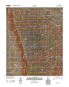 Red Mesa 2011 topographic map thumbnail
