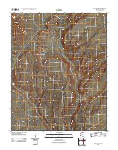 Red Pockets 2011 topographic map thumbnail