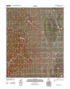 Rhodes Canyon 2011 topographic map thumbnail