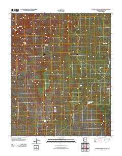 Robbers Roost Canyon 2011 topographic map thumbnail