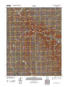 Robinson Canyon 2011 topographic map thumbnail