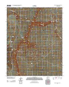 Rock Canyon 2011 topographic map thumbnail