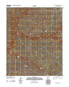 Rocky Ridge NW 2011 topographic map thumbnail