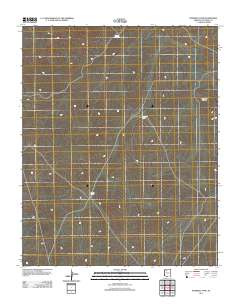 Rosebud Tank 2011 topographic map thumbnail