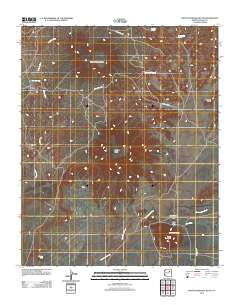Rotten Bananas Butte 2011 topographic map thumbnail