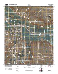 Safford 2011 topographic map thumbnail
