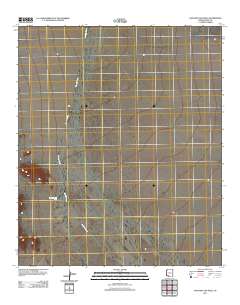 Saguaro Gap Well 2011 topographic map thumbnail