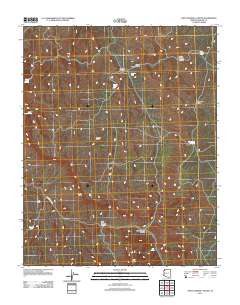Saint George Canyon 2011 topographic map thumbnail