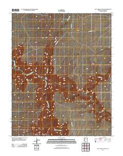 Salt Trail Canyon 2011 topographic map thumbnail