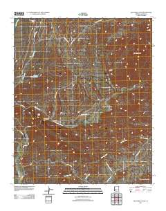 Sam Powell Peak 2011 topographic map thumbnail