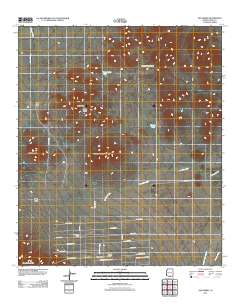 San Pedro 2011 topographic map thumbnail