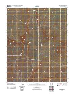 Sand Springs 2011 topographic map thumbnail