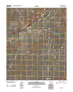 Sanders 2011 topographic map thumbnail