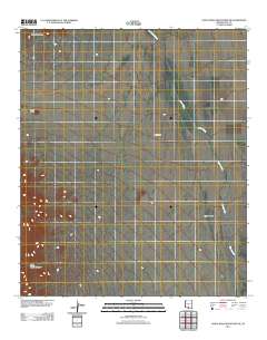 Santa Rosa Mountains NE 2011 topographic map thumbnail